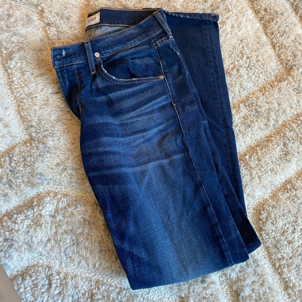 Hudson straight jeans